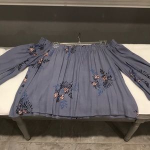 Astr The Label Off The Shoulder Top